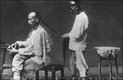 Dans quel pays la tresse était-elle imposée aux Han masculins sous peine de mort ?