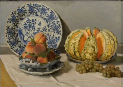 A quel peintre doit-on la toile "Nature morte au melon" ?