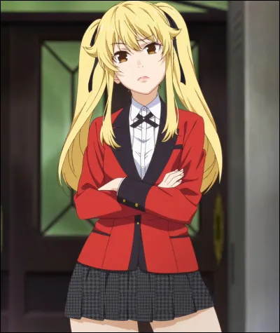 De quel manga vient cette jeune fille aux cheveux jaunes ?