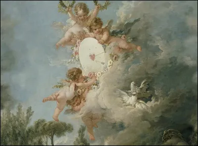 Quel peintre français est l'auteur de ce tableau intitulé ''La Cible d'Amour'' ?