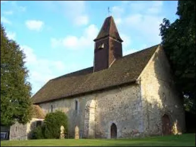 Voici l'église Saint-Martin, à Prunay-le-Temple. Village francilien, il se situe dans le département ...