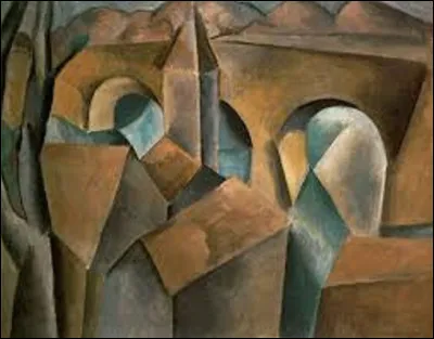 Peinture cubiste, ''Paysage avec un pont'' est une toile datant de 1909. Quel peintre est l'auteur de cette peinture ?