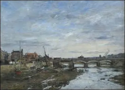 Quel impressionniste a réalisé, en 1881, cette toile intitulée ''Le Pont sur la Touques à Trouville'' ?