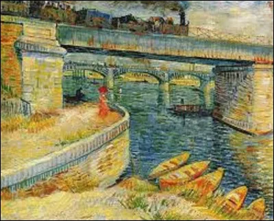Lequel de ces trois postimpressionnistes a réalisé cette toile intitulée ''Les Ponts d'Asnières'', en 1887 ?