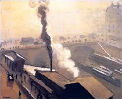 En 1908, quel fauviste a réalisé cette toile intitulée ''Le Pont Saint-Michel en hiver'' ?