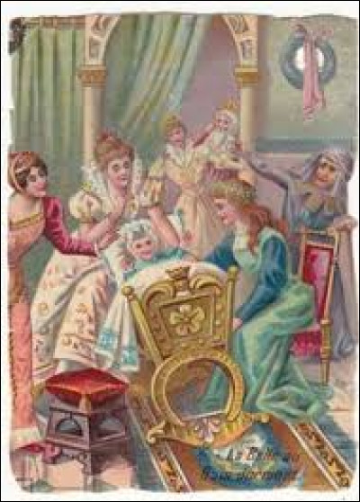 Le roi et la reine donnèrent la vie à une princesse. Lors de son baptême combien de marraines l'entourèrent ?