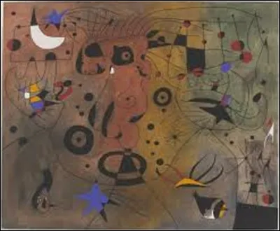 De ces trois surréalistes cité ci-dessous, lequel a exécuté cette toile, intitulée ''Femme à la blonde aisselle coiffant sa chevelure à la lueur des étoiles'' ?