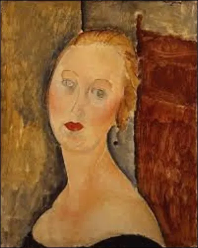 ''La Femme blonde'', appelé également ''Portrait de madame Survage'' est un tableau datant de 1918. Quel peintre de l'École de Paris a immortalisé cette dame ?