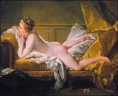 Quel rococo a réalisé cette toile intitulée ''Jeune fille allongée'', ou ''Jeune fille couchée'', également appelée ''L'Odalisque blonde'', entre 1751 et 1752 ?