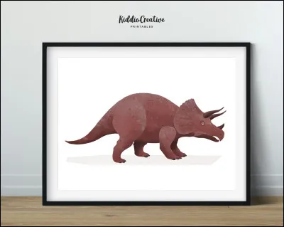 Quelle est la particularité du dinosaure ci-dessus ?