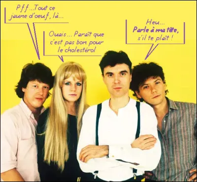 On cherche le nom du groupe... à peine connu ! (Je plaisante). Mais enfin, ces têtes-là devraient vous dire quelque chose, non ?