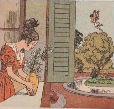 La branche de l'arbuste fut précautionneusement placée dans un vase. La jeune fiancée inconsolable pleurait sur les fleurs.
À quoi cela servit-il pour la plante ?