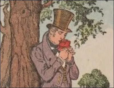 Le charmant jeune homme dépose un ardent baiser sur la rose que lui offre la belle. Qu'advient-il ?