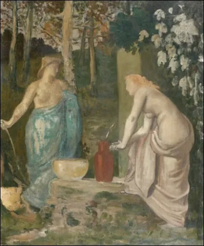 Qui a peint "Jeunes filles à la fontaine" ?