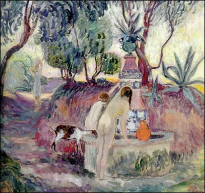Qui a peint "Baigneuses à la fontaine" ?