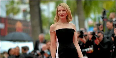 Lors du festival de Cannes 2024, la robe de Cate Blanchett a les couleurs du drapeau...