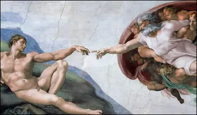 Quel peintre florentin est l'auteur de la fresque sur voûte du plafond de la chapelle Sixtine ''La Création d'Adam'' ?