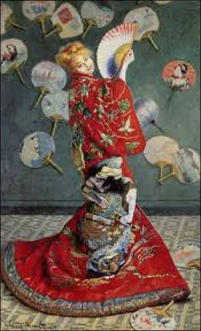 En 1876, quel impressionniste a réalisé le portrait de son épouse dans ce tableau intitulé ''La Japonaise'' ?