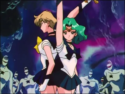 Quelles armes Sailor Uranus et Sailor Neptune vont-elles utiliser sur les monstres créés par Phermatoïd ?