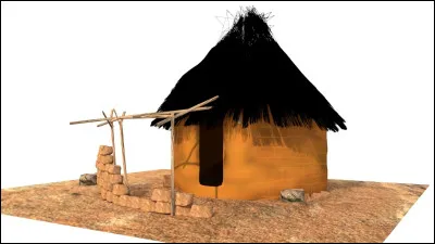 Quel est le nom des maisons africaines dans les villages ?