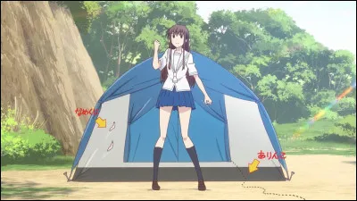 Avec qui Tohru habitait-elle dans la tente ?