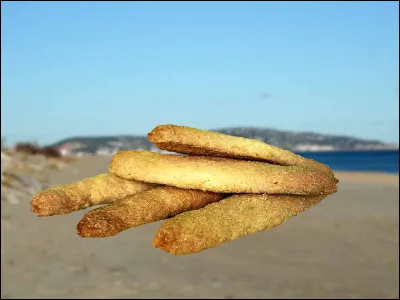 Quel est ce biscuit sablé en Z, parfumé à la vanille et au muscat, spécialité de la ville de Sète ?