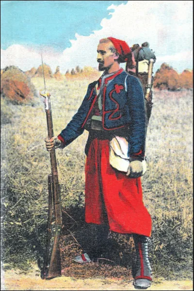 Quel est ce corps militaire en Z d'infanterie de l'armée française d'Afrique en activité de 1830 à 1962 ?