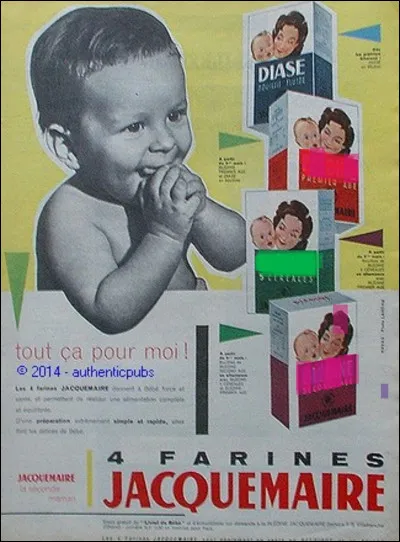 Quelle marque d’alimentation infantile est déposée en 1910 par Léon Jacquemaire ? Nous en avons tous mangé.