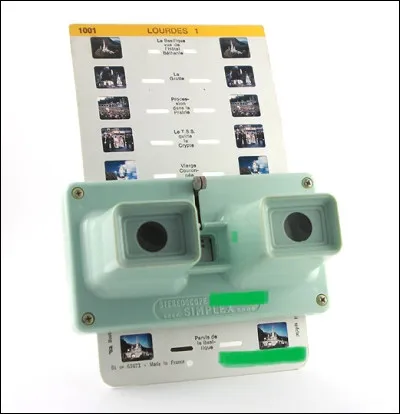 Quelle marque de visionneuse nous permettait de visualiser des clichés de paysages et de sites historiques de différentes régions ?