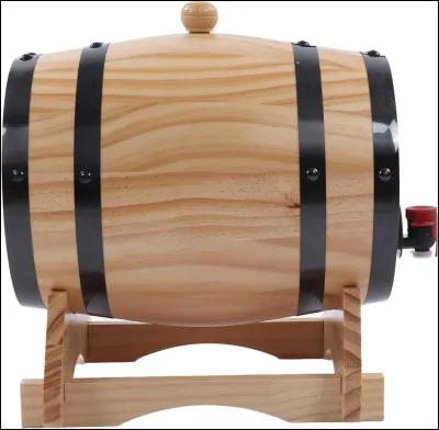 Quel est ce contenant, un tonneau en bois d'environ 200 litres utilisé pour conserver des liquides divers ?