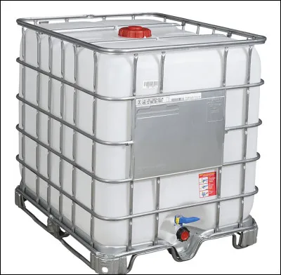 Quel est ce contenant, un récipient cubique servant au transport des liquides ?