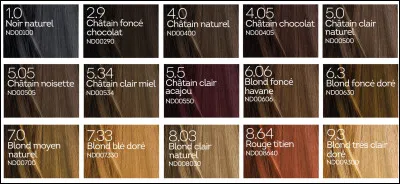 De quelle couleur sont tes cheveux ? (1/2)