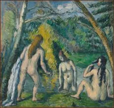Et on clôt notre promenade picturale en cherchant un impressionniste. De ces trois peintres lequel a réalisé, entre 1879 et 1882, cette toile intitulée ''Trois baigneuses'' ?