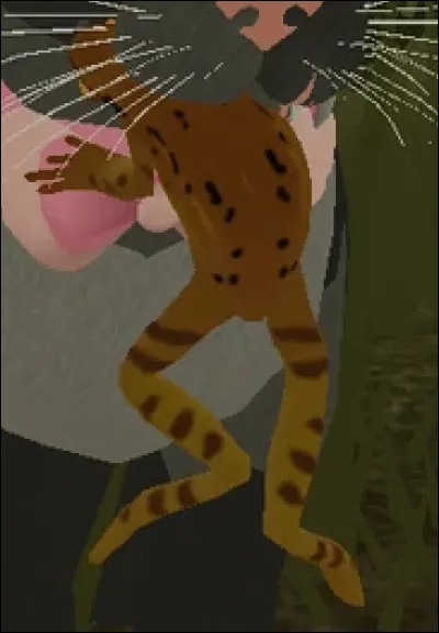 On peut chasser des grenouilles.