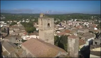 Quelle est cette ville de 10 000 habitants, située dans la plaine du Languedoc et traversée par l'Orbieu, petit affluent de l'Aude ?