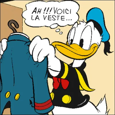 Quelle est la tenue habituelle de Donald Duck ?