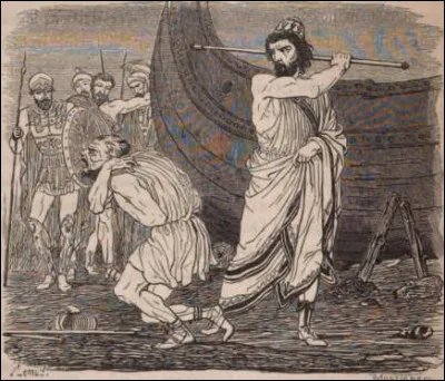 Quel personnage provoqua un désordre parmi les Grecs en critiquant ouvertement Agamemnon, l'accusant de cupidité et de mauvaise gestion, après que celui-ci ait annoncé renoncer à la guerre, avant qu'Ulysse n'intervienne pour le faire taire ?