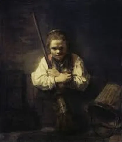Lequel de ces trois baroques a réalisé cette toile intitulée ''Une fille avec un balai'', entre 1646 et 1651 ?