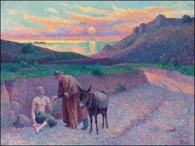 De ces trois pointillistes cités ci-dessous, lequel a, entre 1906 et 1907, exécuté cette toile intitulée ''Le Bon Samaritain'' ?