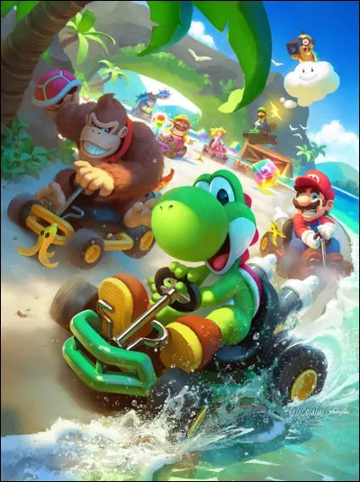 Quel effet a le champignon doré dans "Mario Kart 8 Deluxe" ?