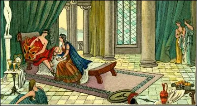 Comment réagit Hélène lorsque la déesse amena Pâris auprès d'elle après le duel ?