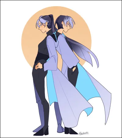 Linh et Tam ont fait fondre leurs nexus pour faire des mèches argentées dans leurs cheveux, en signe de rébellion.