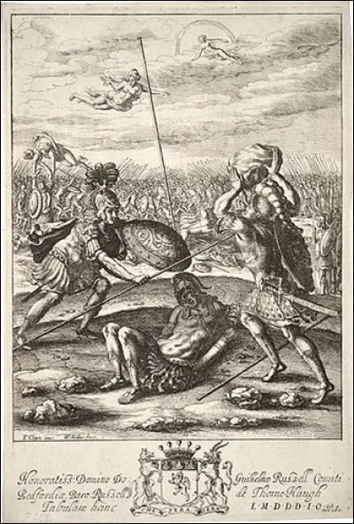 Énée engagea le combat avec Diomède et ce dernier lui envoya un rocher qui le blessa grièvement. Aphrodite intervint pour sauver son fils. Que se passa-t-il ?