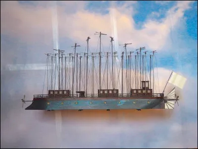 Dans quel roman de Jules Verne peut-on retrouver la machine volante appelée "Albatros" ?