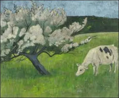 Vers 1895, quel nabi a exécuté cette toile nommée ''Vache blanche'' ?