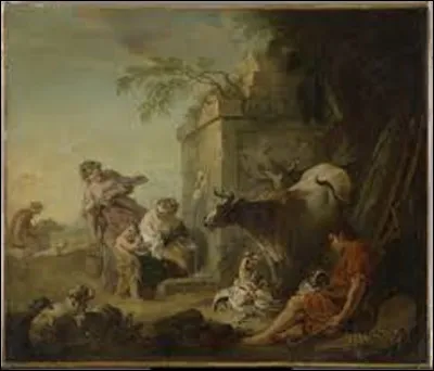 À quel rococo doit-on cette toile intitulée ''La Fontaine'' ?