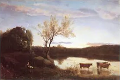 ''L'Étang aux trois vaches et au Croissant de Lune'' est une toile datant de 1850. Quel membre de l'École de Barbizon a réalisé cette toile ?