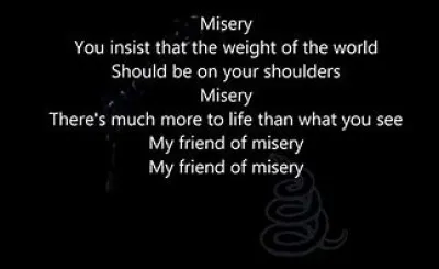 Quel groupe de métal chante "My Friend of Misery" ?