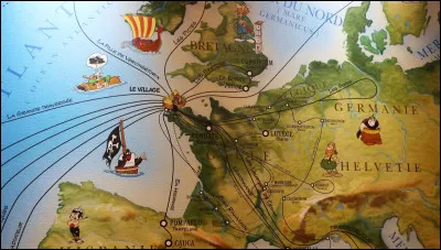 Une partie des aventures d'Astérix à l'étranger serait à modifier si l'on voulait conserver la vérité historique, car la Ville traversée n'existera qu'en 43 après JC. Quelle est cette ville ?