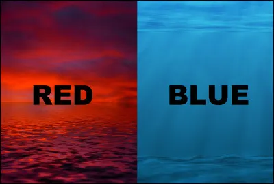 Que donne du bleu mélangé au rouge ?
